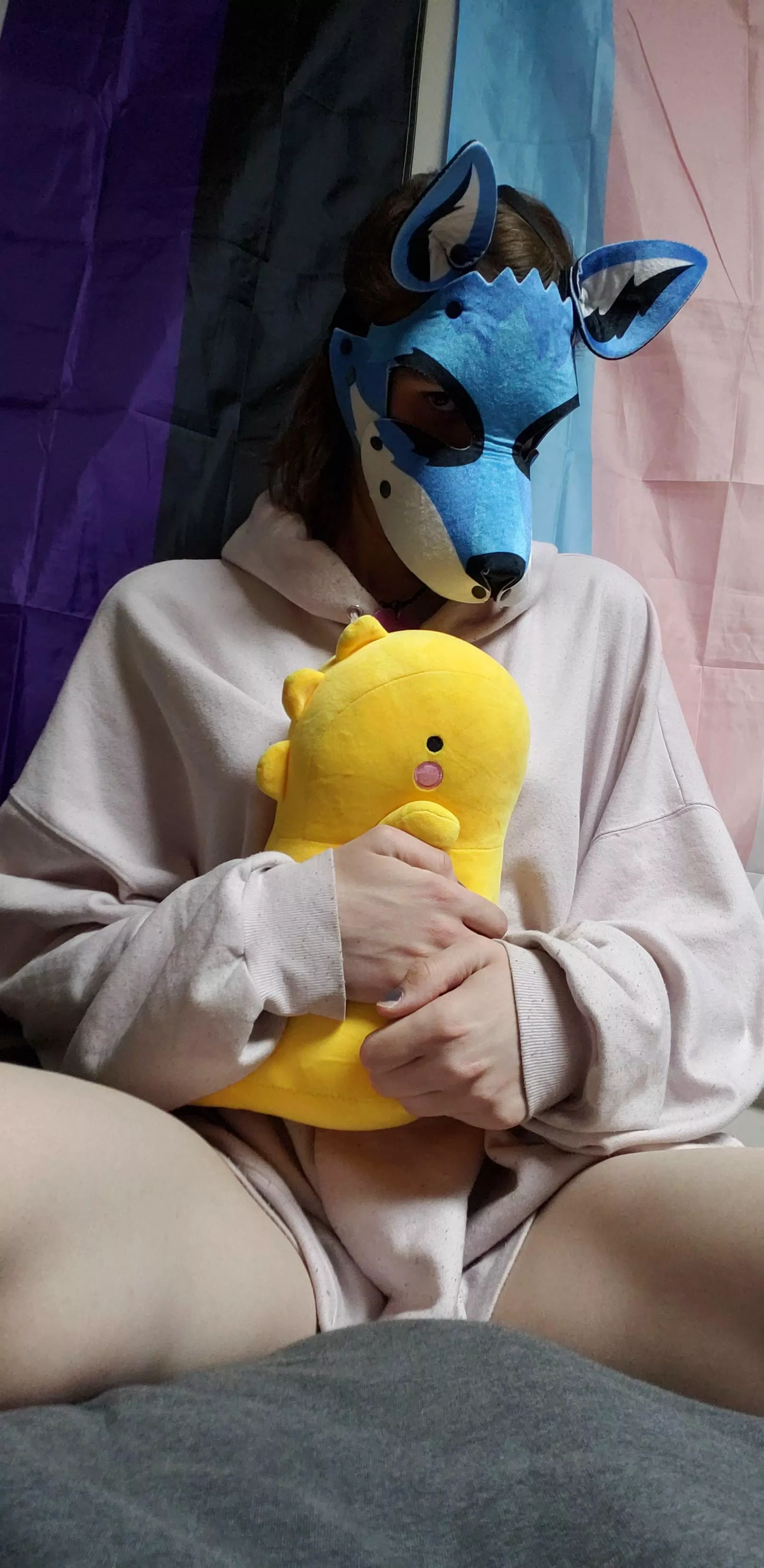 awoo ~ I love my stuffie posted by sparkyblush