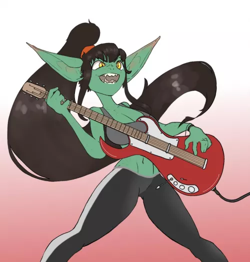 Axe wielding goblin by me :) by Skrt004