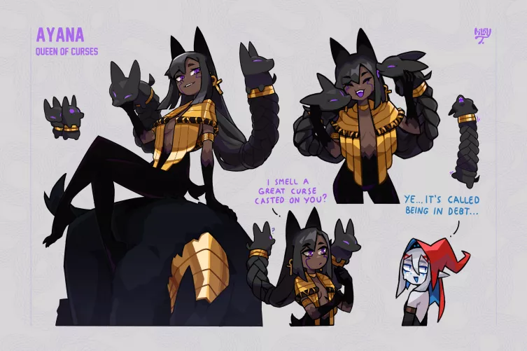Ayana, Queen of Curses (milkytiddyboy) by HentaiGodGG