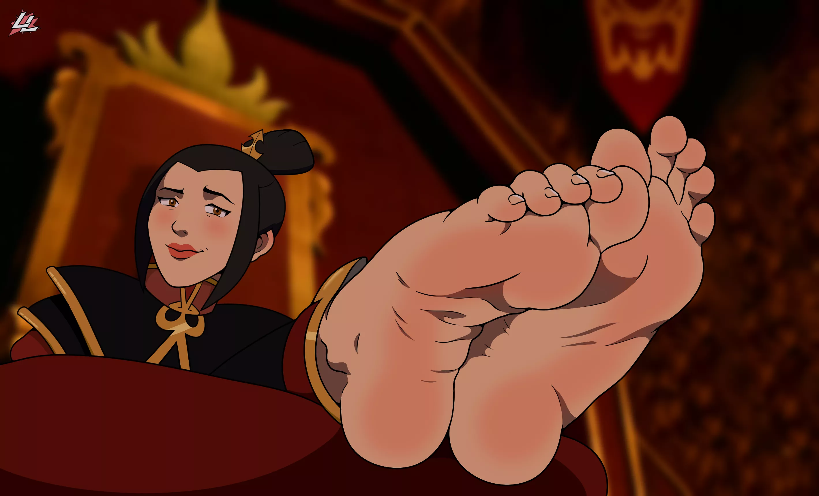 Azula Presents her Soles (SoSpice85) [Avatar: The Last Airbender] posted by Lachryma_ud