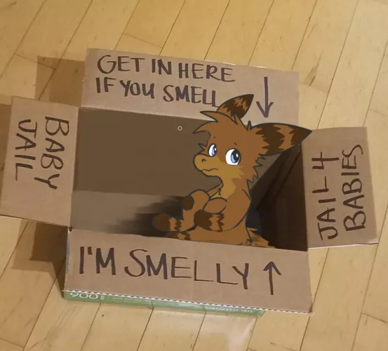 baby jail (art by me) by FluffySakora