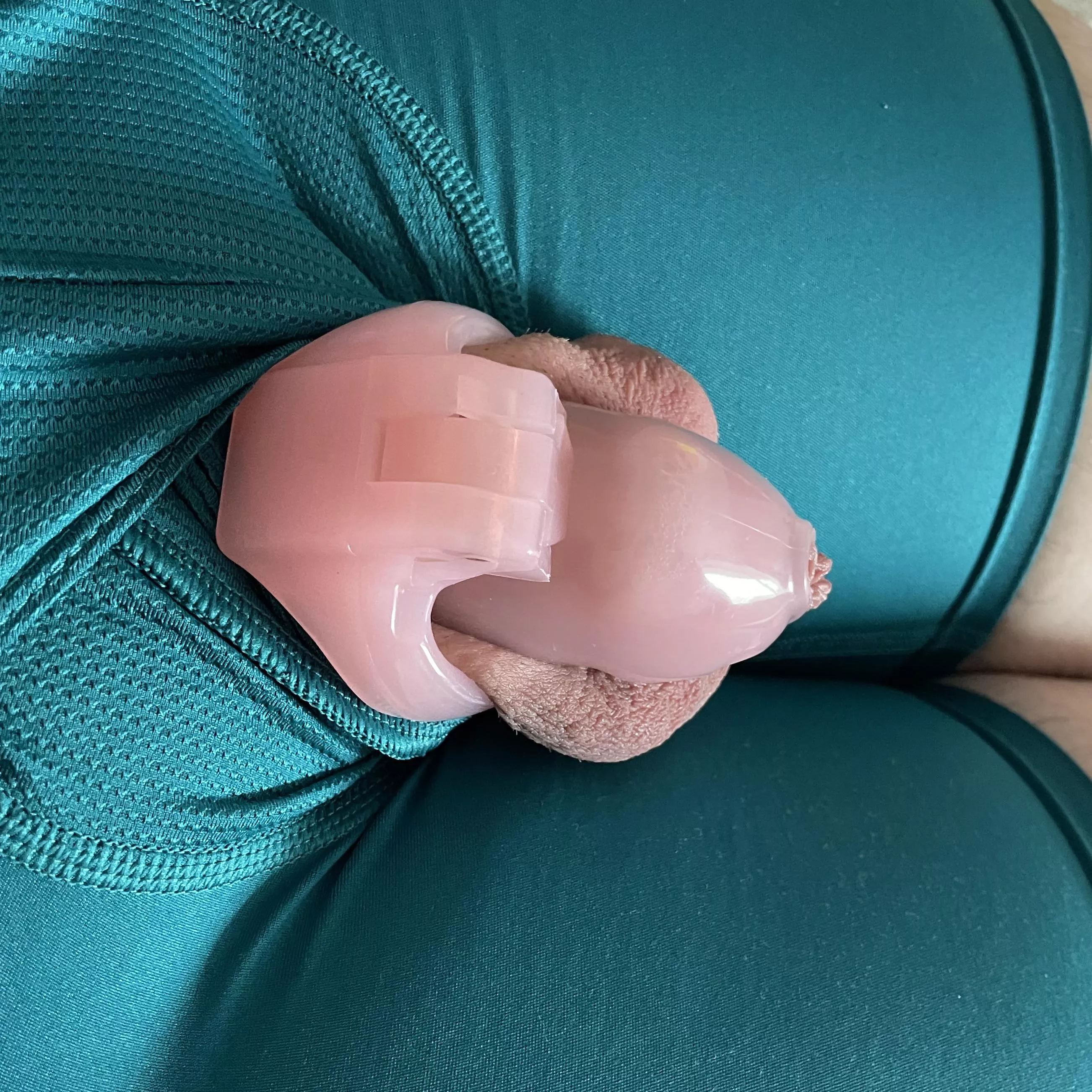 Back in chastity. This time in the HT-V4 Nano. I’ve progressed over the years from standard>small>nano and it’s a great fit for me and my tiny clit and balls. posted by saiphspace