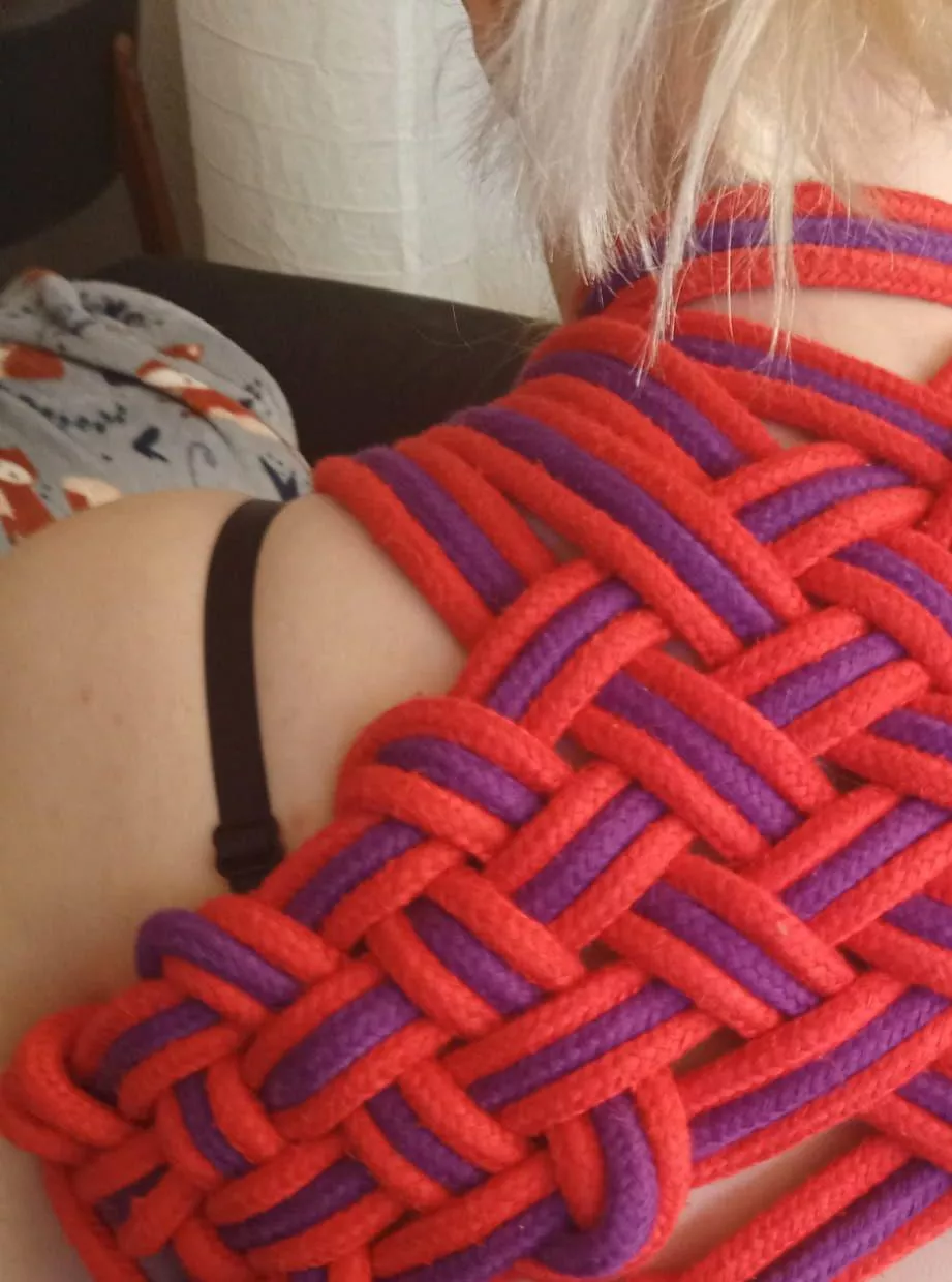 back of Cleopatra tie as requested posted by Maleficent_Creme_562