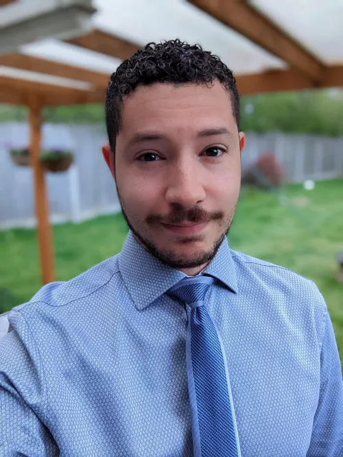 Back to work after two weeks off. Can drink my coffee outside now spring is here by isarobots