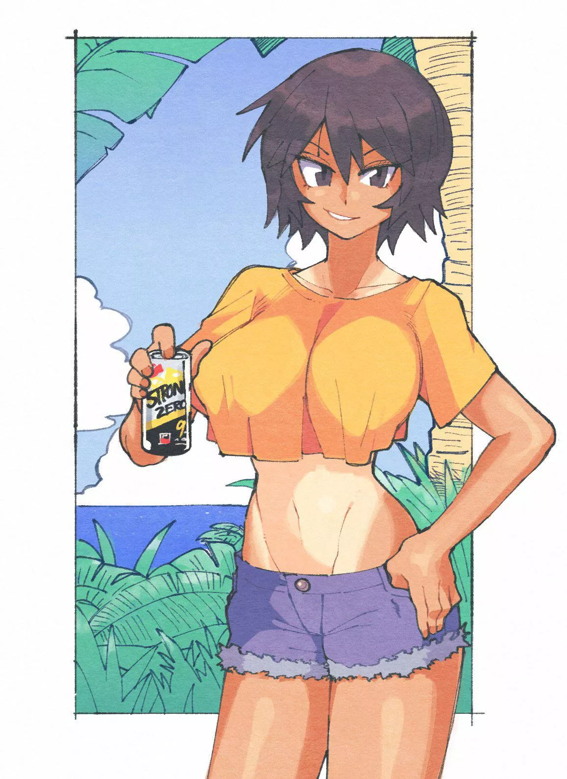 Baggy Crop-tops are underrated [inkuusan] posted by Ero_sekusu_kun