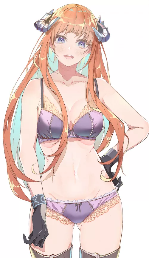 Bagpipe in purple underwear [Arknights] by nananashi3