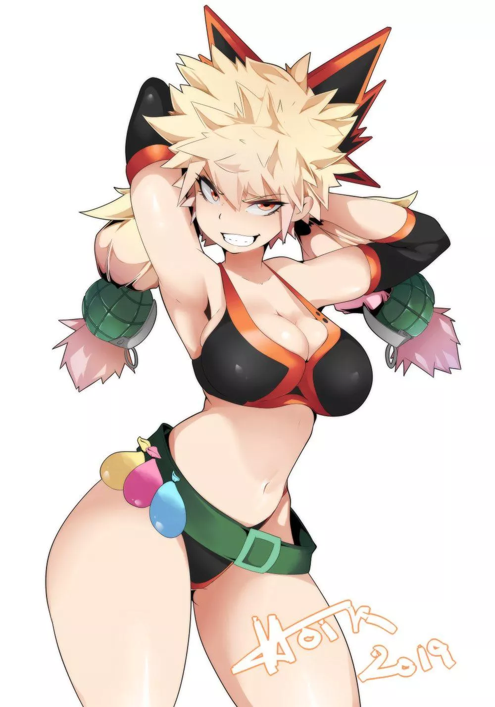 Bakugo genderbend (hotvr) [my hero academia] posted by FuckIloveGirls