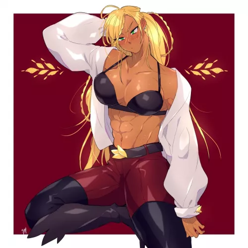 Barley tea girl.(@gram_quartz) by TheTMoneyMan