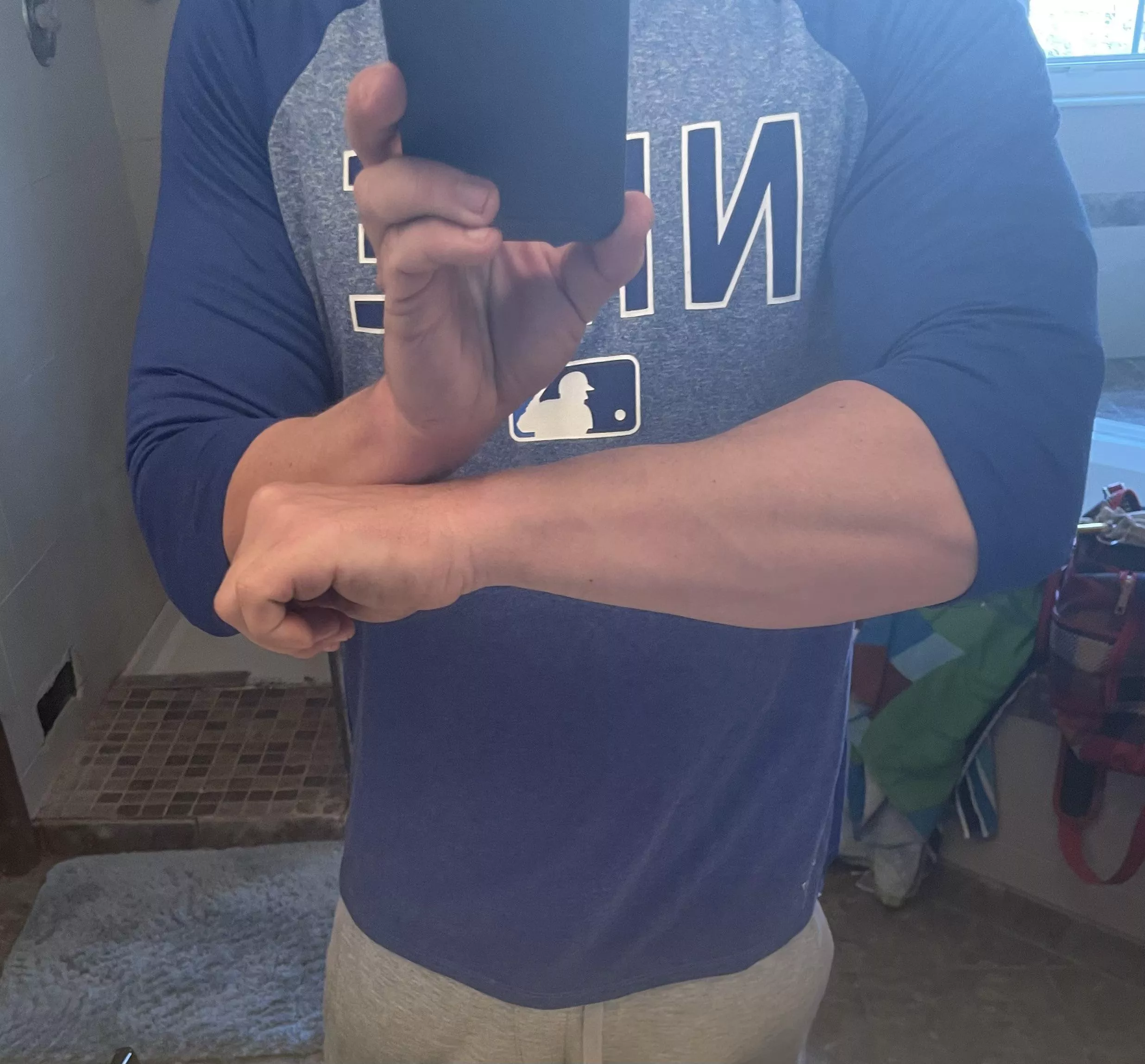 Baseball’s back celebration forearms🥂🥂 posted by Indythrowaway22