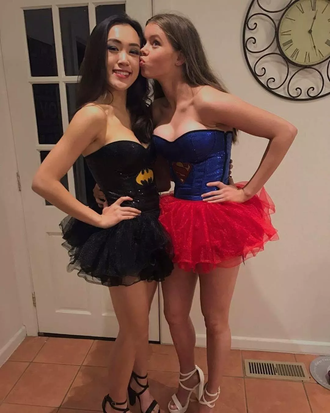 Batgirl or Supergirl? posted by slowlycrookedpeanut