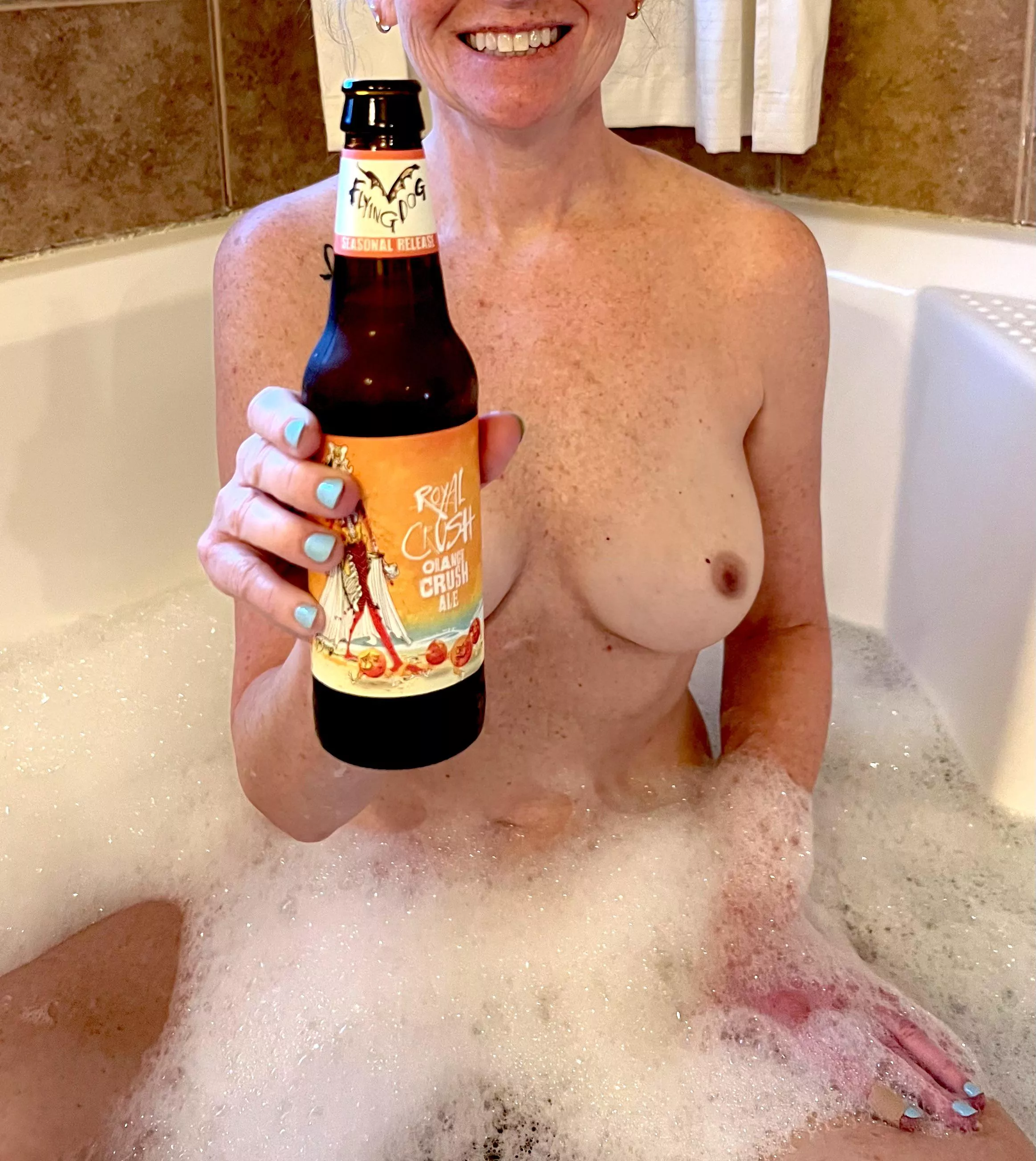 Bath and beer…who’s joining me? posted by Equivalent-Hippo-301