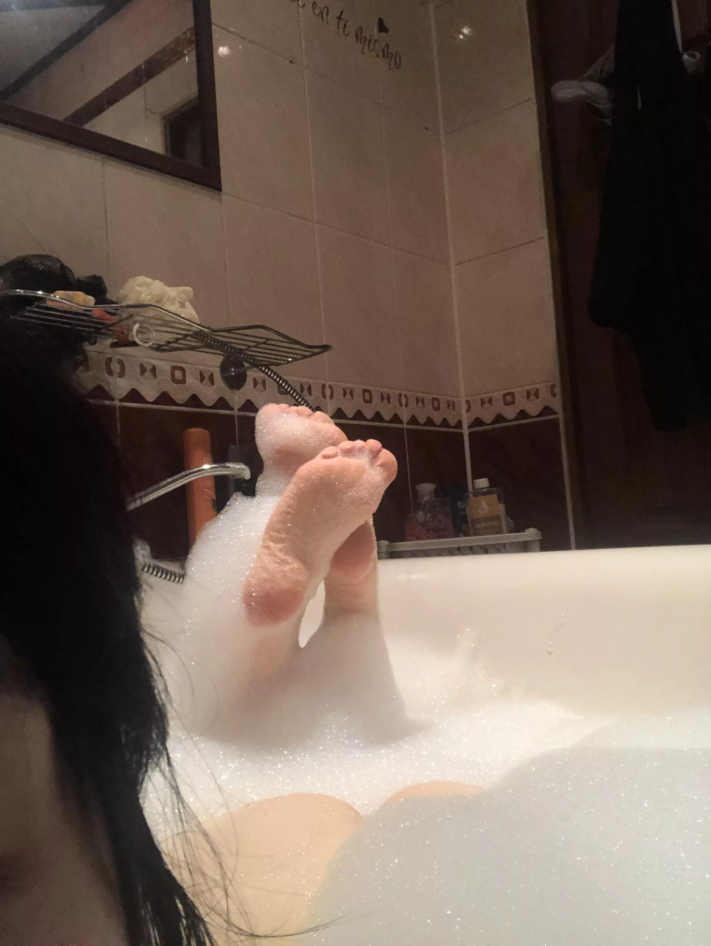 Bath time posted by FootsieFeya