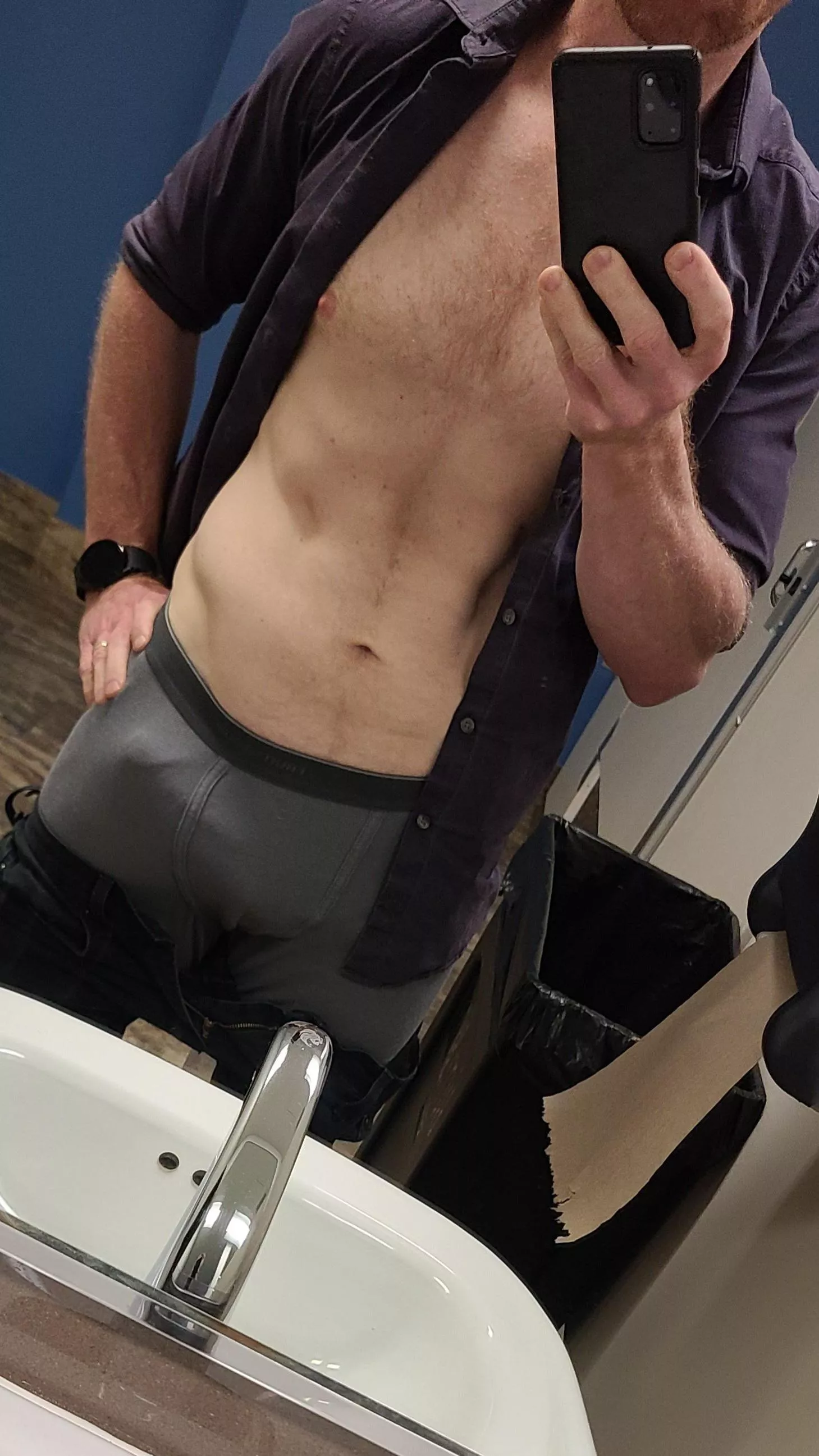 Bathroom Bulge posted by GingerJett