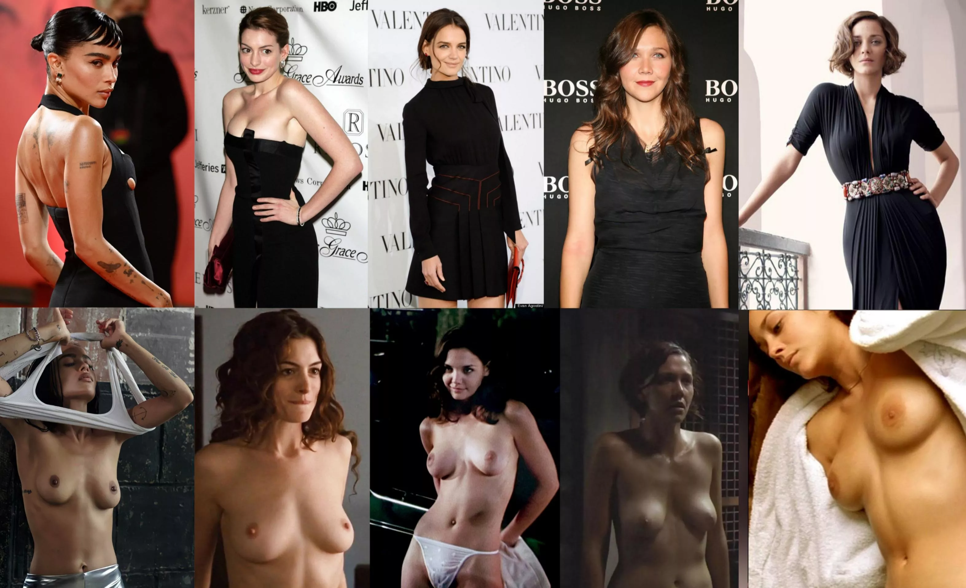 Batman ladies of 21st century: Zoe Kravitz(The Batman), Anne Hathaway (The Dark Knight Rises), Katie Holmes(Batman Begins), Maggie Gyllenhaal(The Dark Knight), Marion Cotillard(The Dark Knight Rises). posted by aeiou75