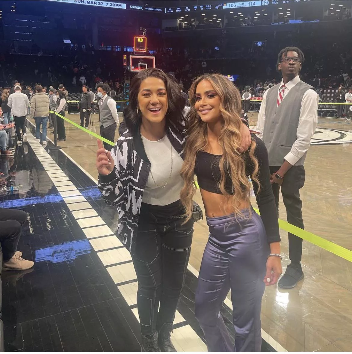 Bayley and Aliyah. posted by jstanz1989