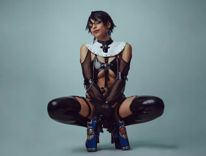 Bayonetta latex nun by Sun by suncosplays