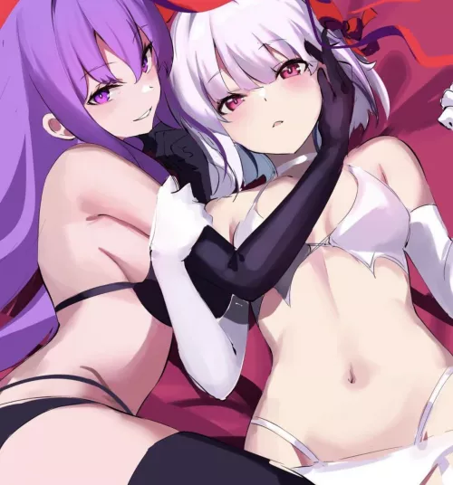 BB and Kama from fate/grand order by uwu_bitch__