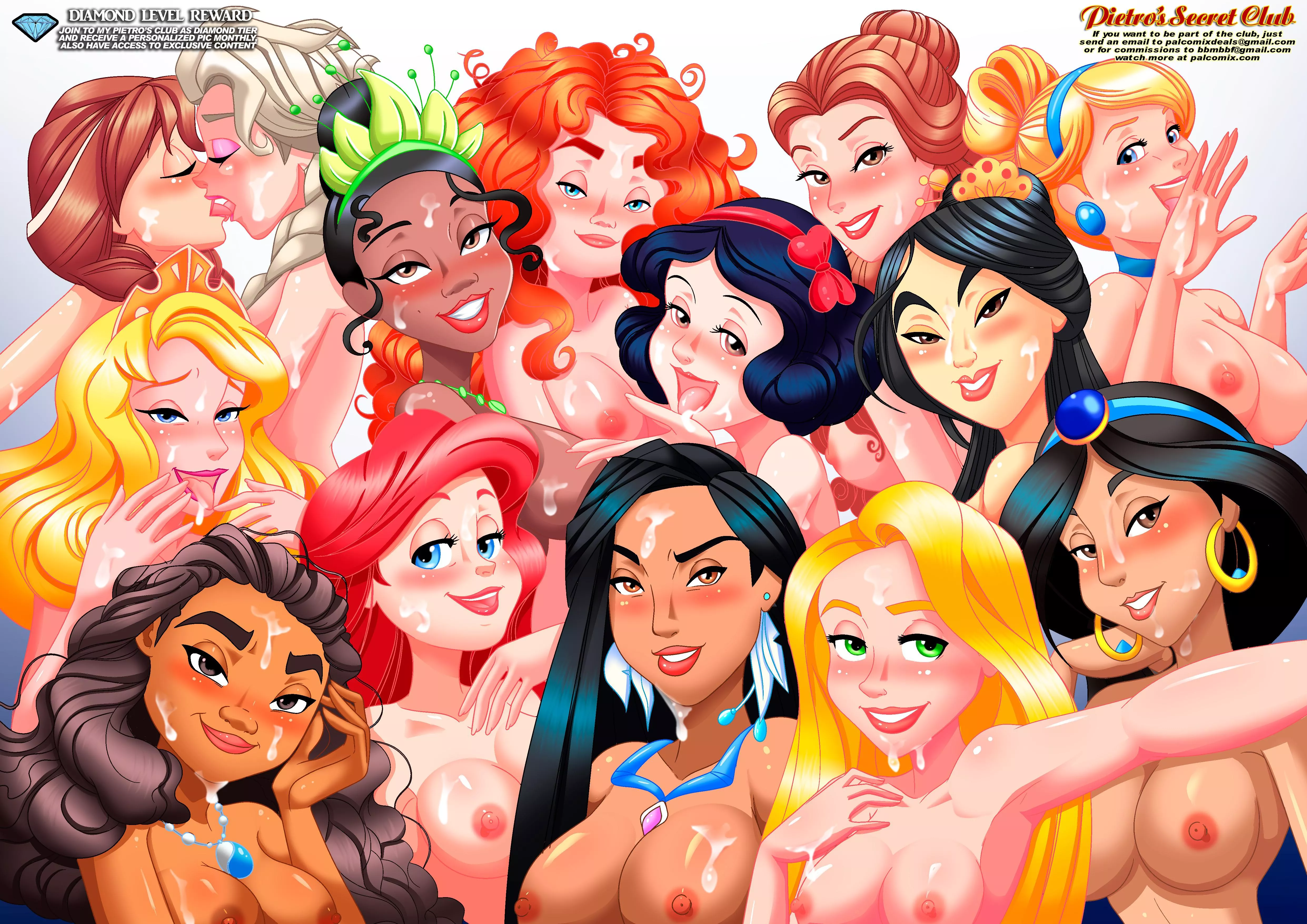 (bbmbbf) Disney Princess Selfie [Disney] posted by Ger14n5