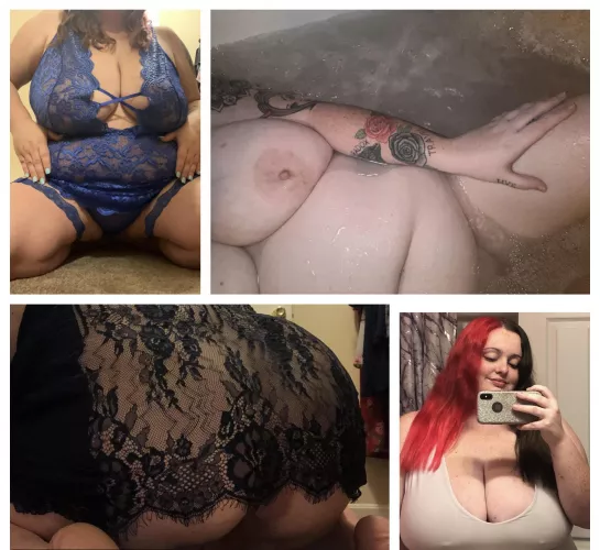 BBW w size 48F tits🥵 solo vids, amateur boy/girl sex vids, lingerie pics, sexting, customs & so much more 😈 by bbwcherrybomb