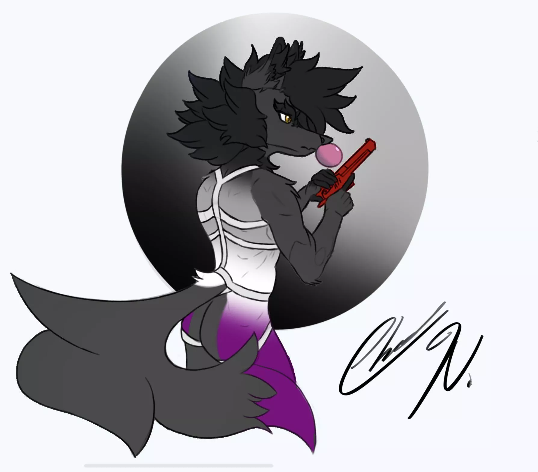 Be Ace, Do Crimes. Arsene (OC) (Art by me @ArtChrone on Twitter) posted by ChroneNojysk