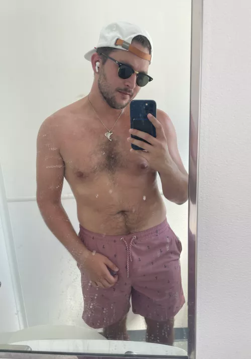 Beach bathroom goofin' 😜 by Ok_Flounder5699