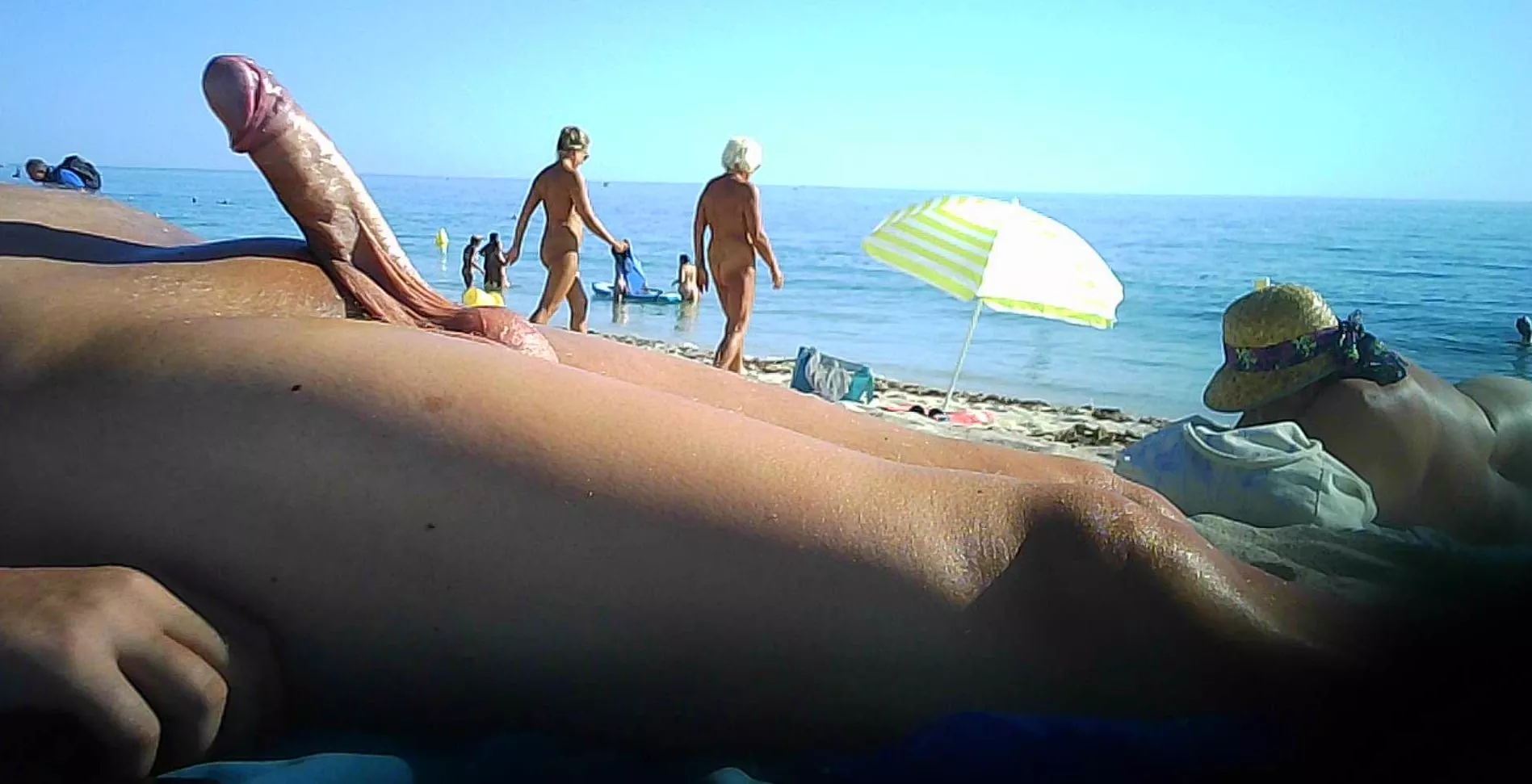 BEACH BONER posted by nudistboner
