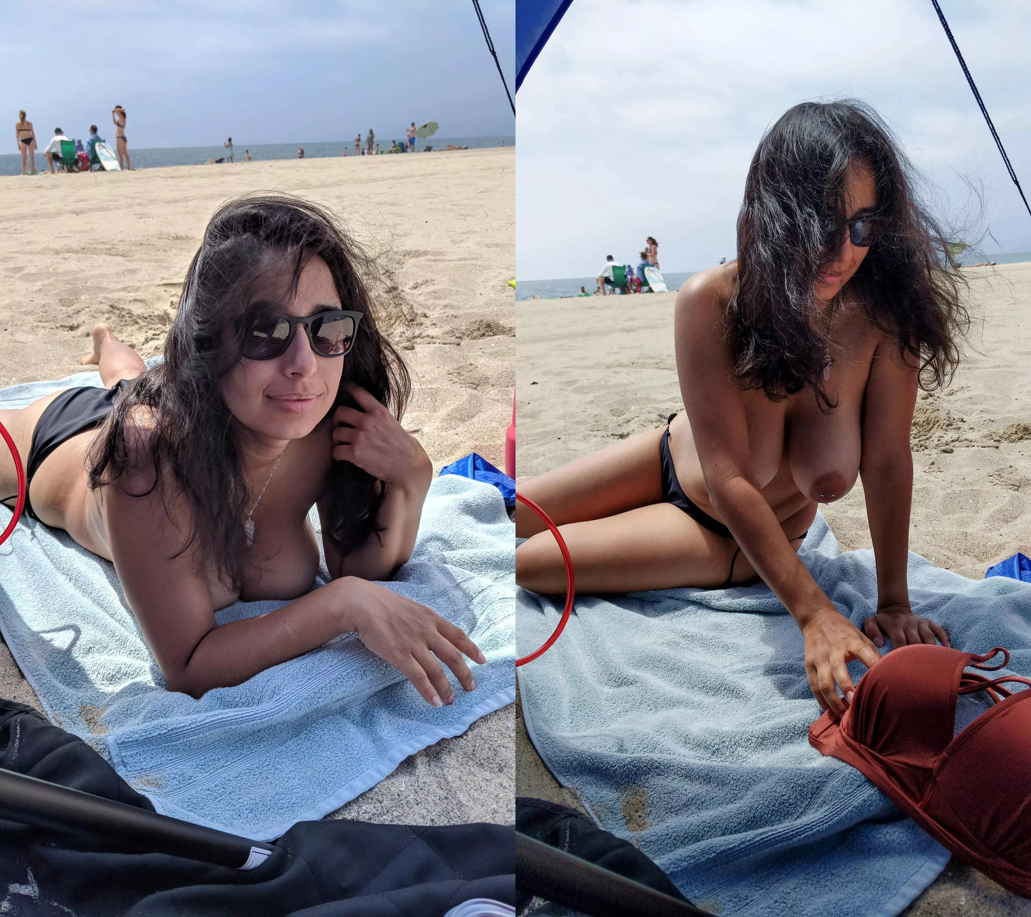 Beach days with mom ☀️ posted by mamamabellee