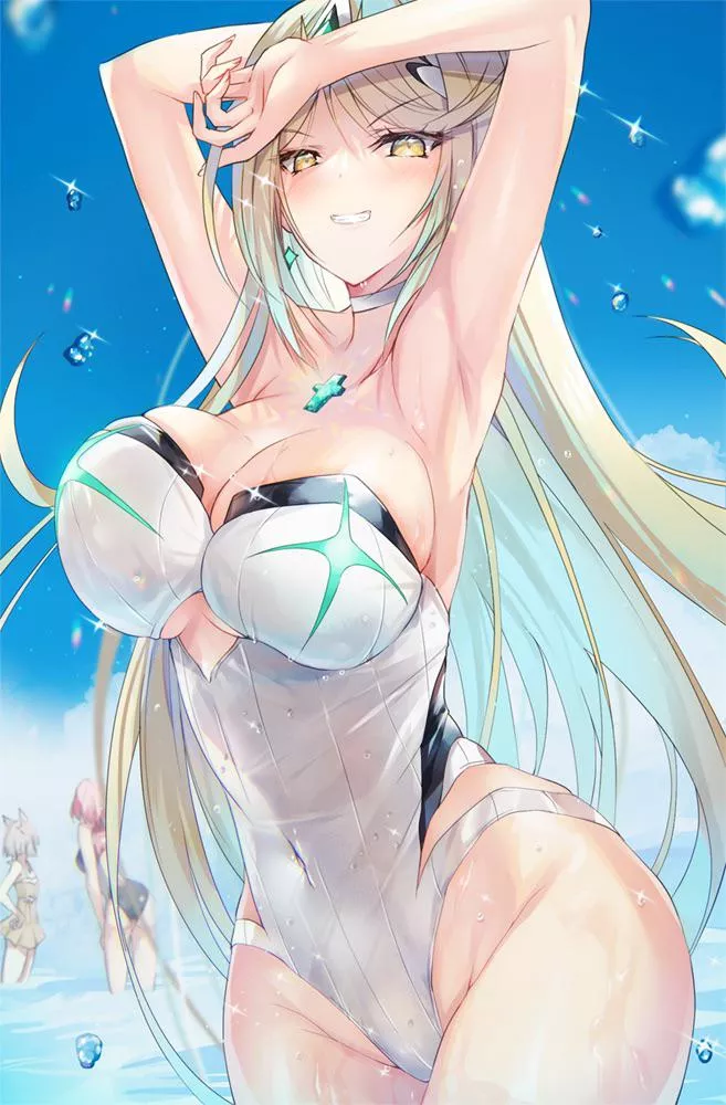 Beach Mythra (tactactak) posted by SecretMystogan