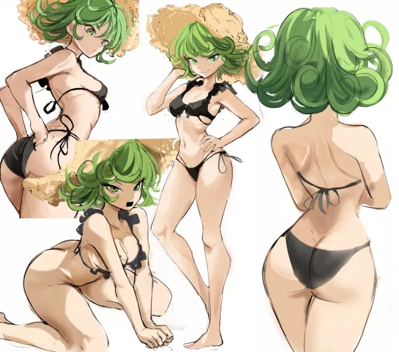 Beach Queen Tatsumaki (Rakeemspoon) [One-Punch Man] by VacherinH