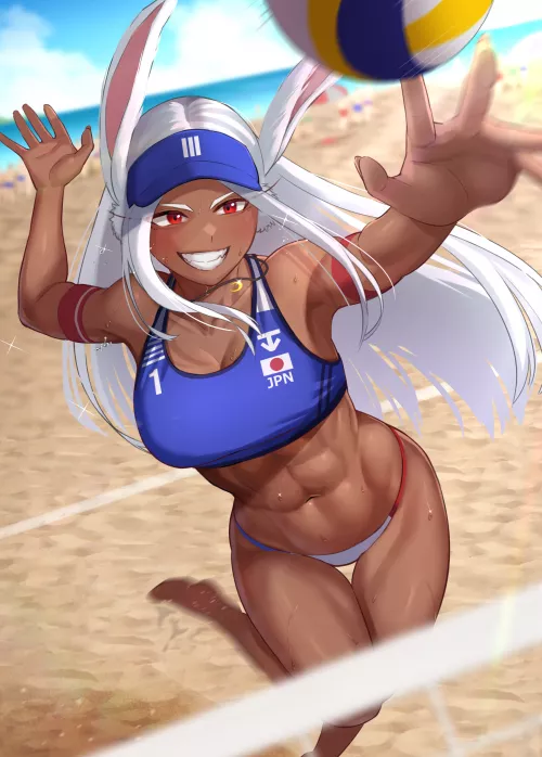 Beach Volleyball Miruko. by Amaterasuu69