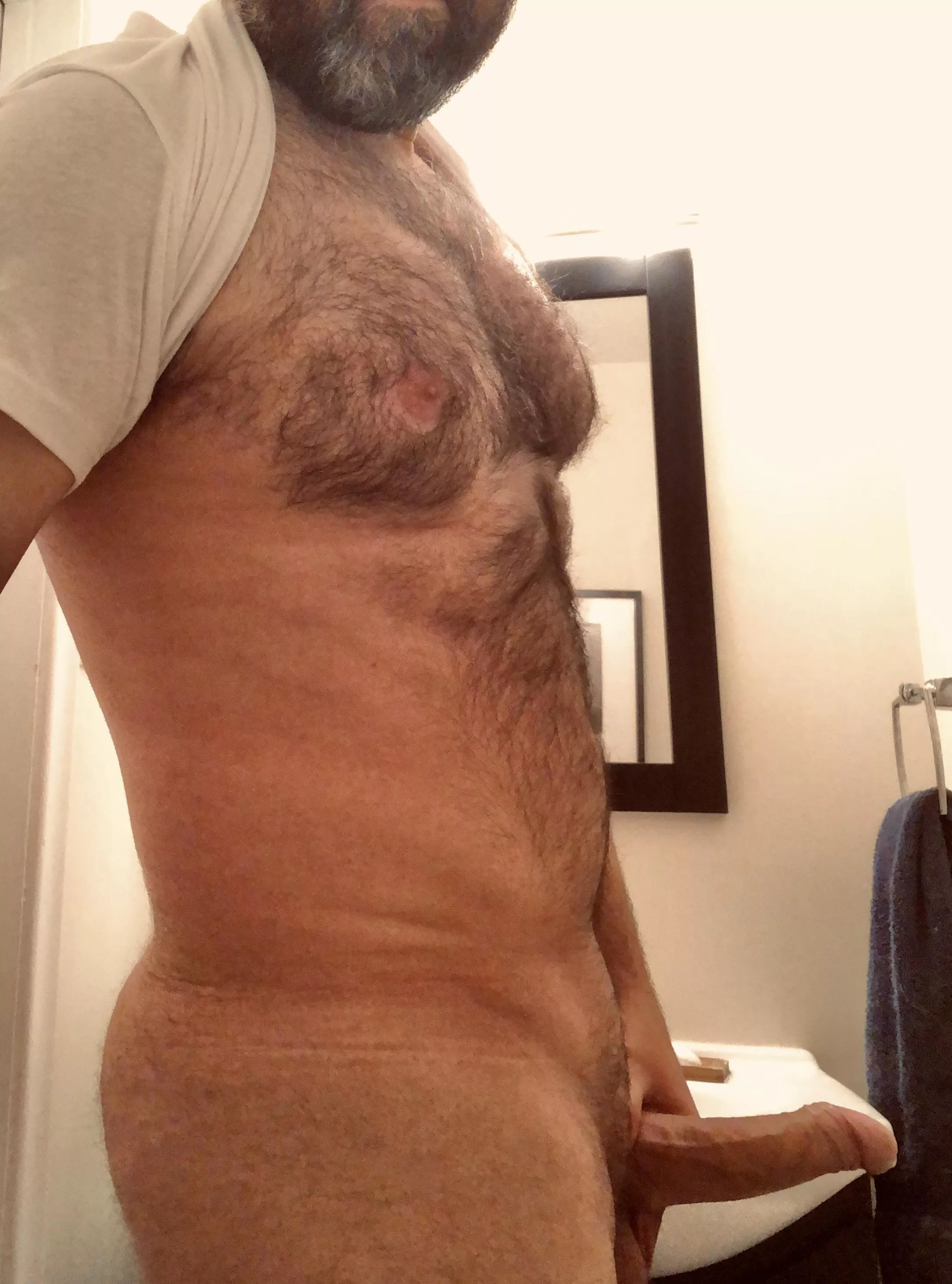 Beard, boner, and butt are all a little thick. posted by OhCanadaDad