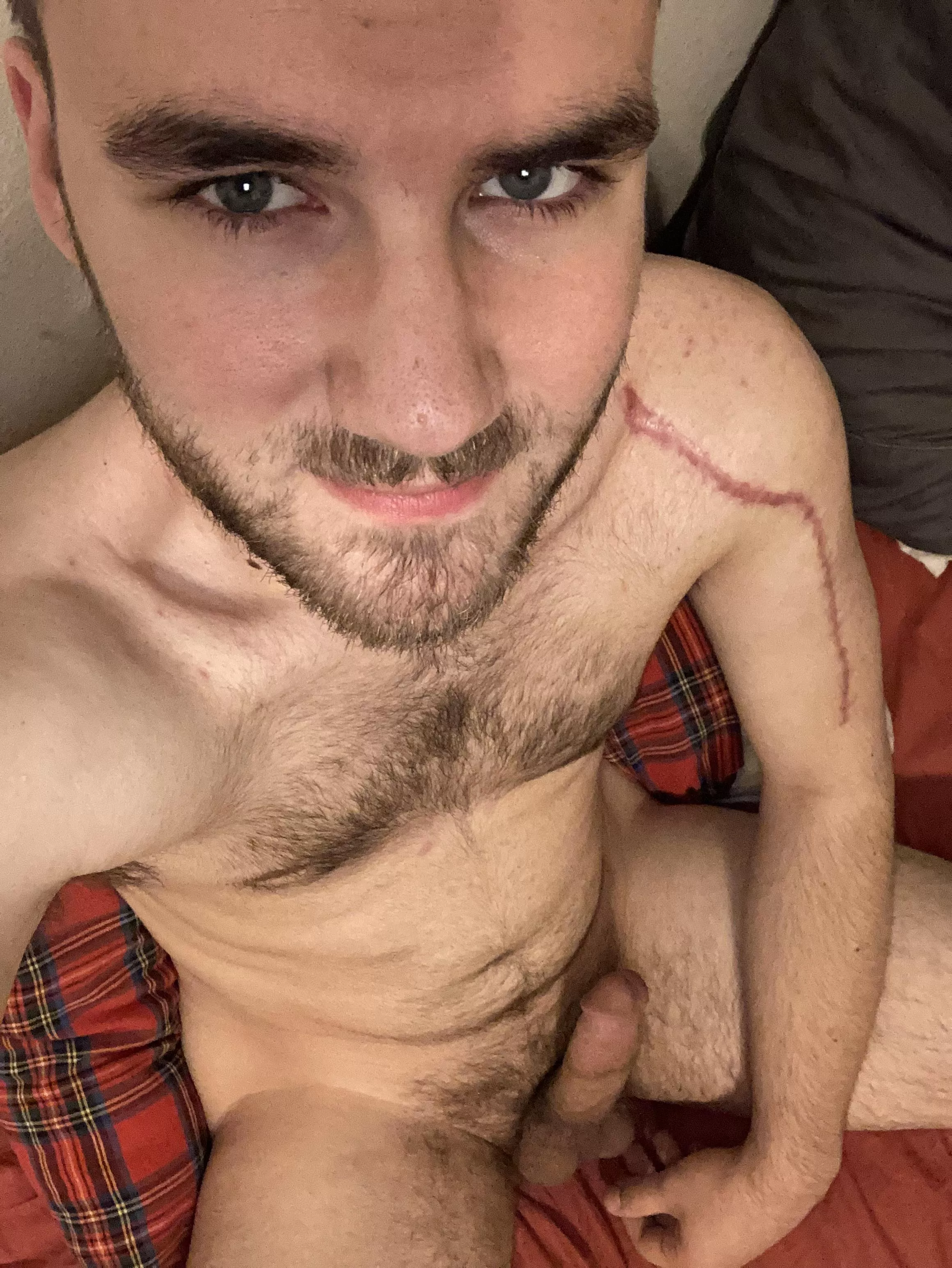 Beard, check. Boner, check. Scar, check. posted by Safetyboner425