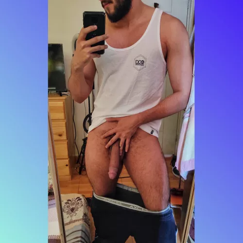 Bearded young man with a big cock by badboy_walter