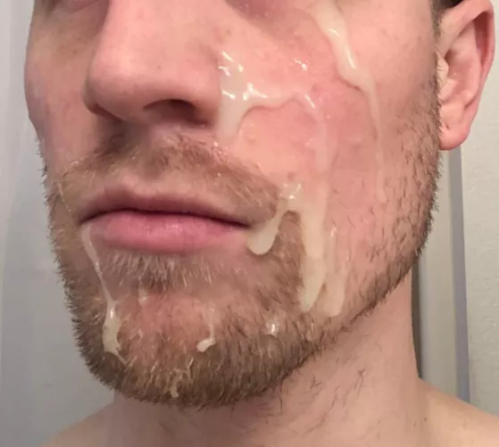 Beat my buddy at smash bros loser had to take a load to the face 😈 by Lolwhynot3