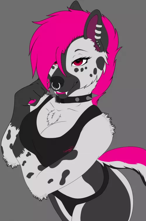 Beautiful art of my yeen (Made by @Striderpeace50 on IG) by PaleontologistFar778