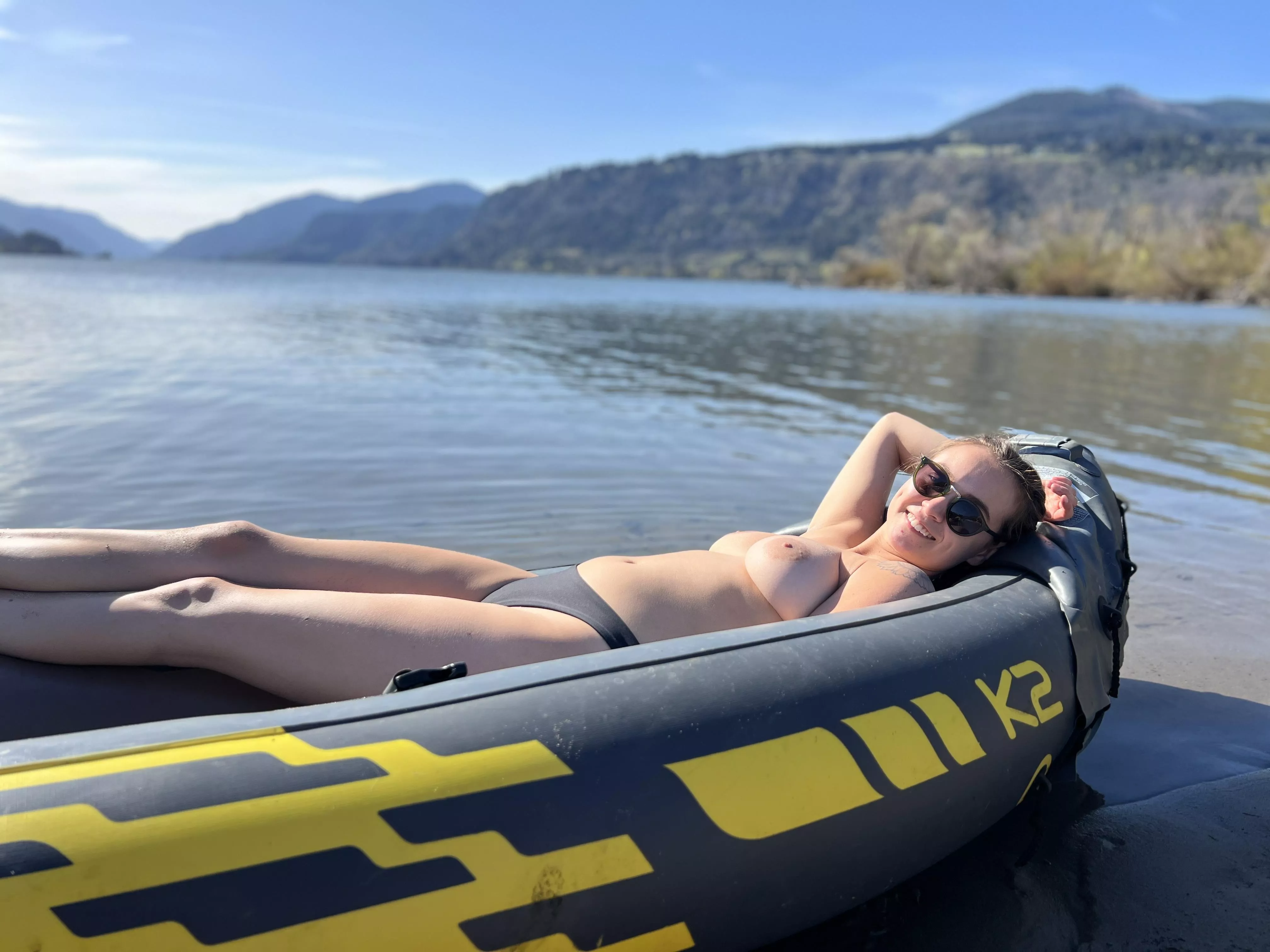 Beautiful day on the river ☀️ posted by piperquinn_