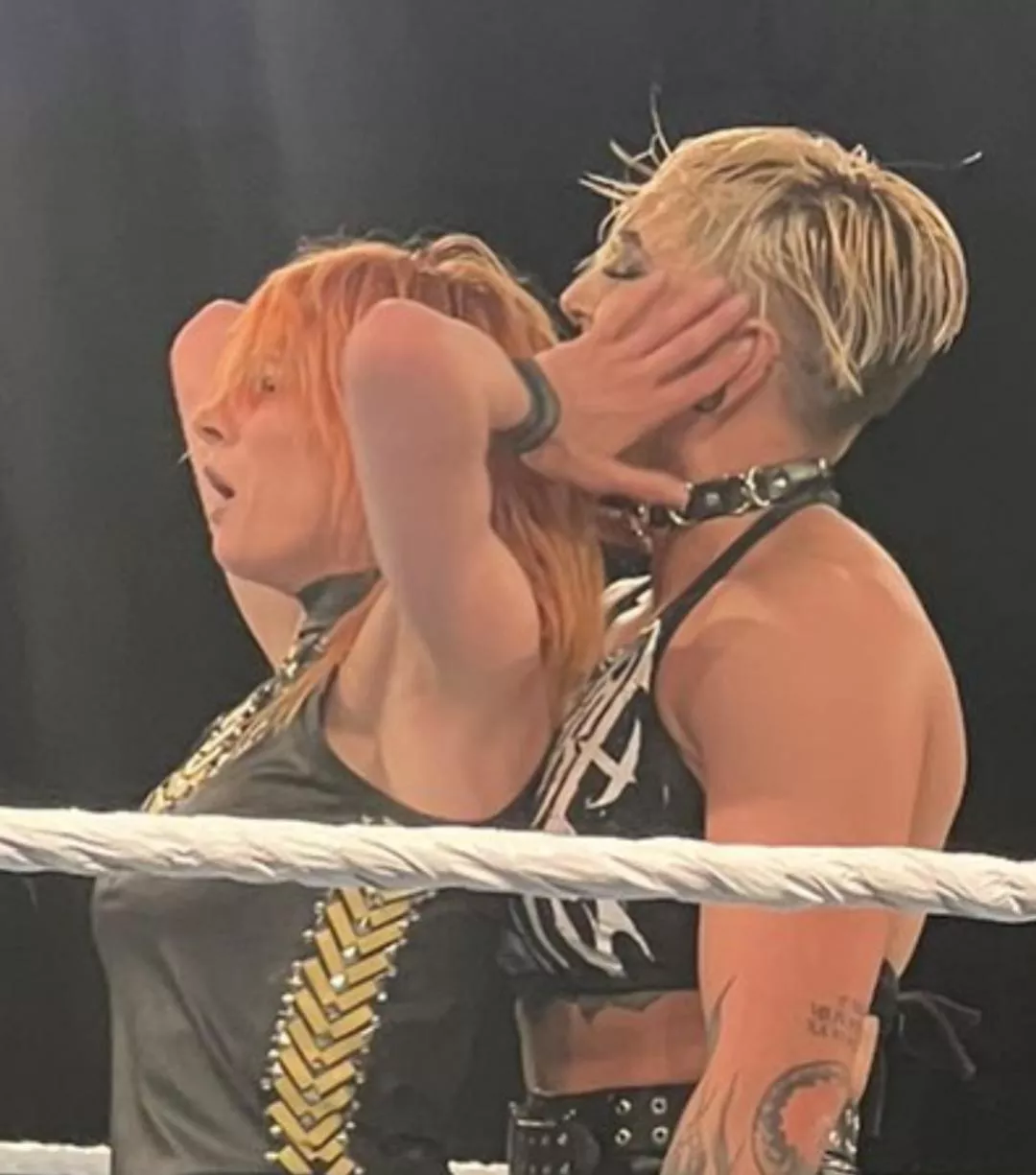 Becky and Rhea getting steamy posted by Condowling