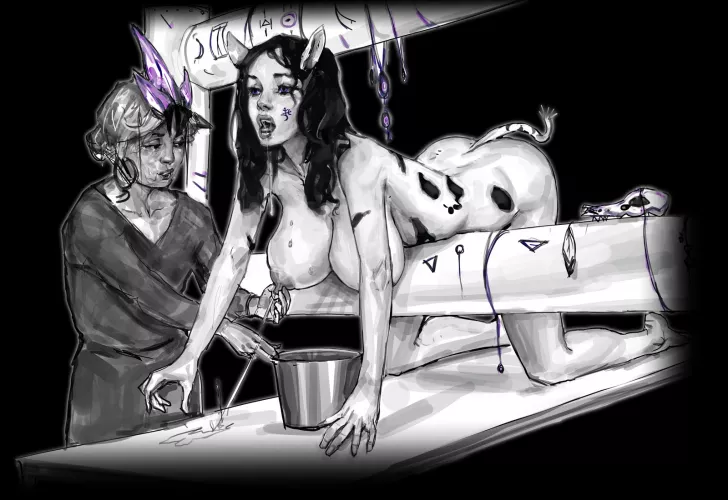 Becoming Cattle [From the game Transylvania: The Erotic-Horror Adventure by XFiction] by VincentValensky