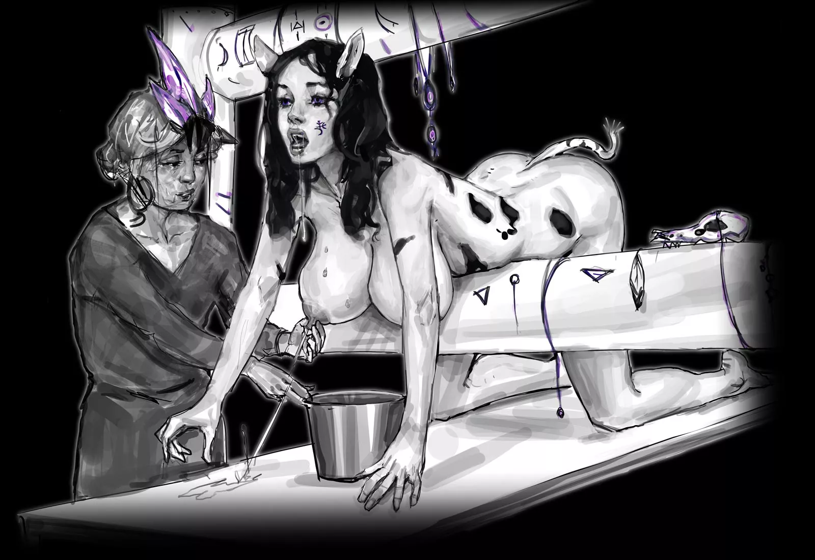 Becoming Cattle [From the game Transylvania: The Erotic-Horror Adventure by XFiction] posted by VincentValensky