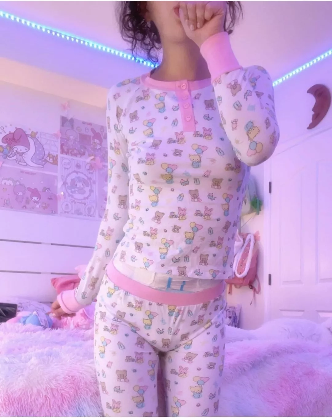 Bed time for this lady, but never without her diapers posted by robert-snow-7