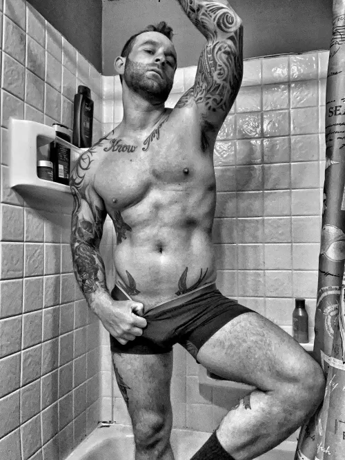 Been a long day time for a long shower by nickamania42