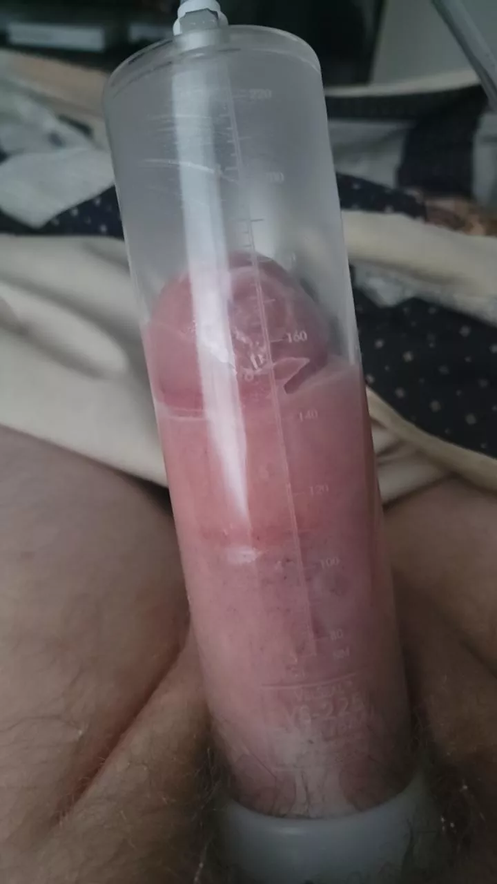 been pumping for an hour. feels so good. 2.25x9 posted by Prior_Shadow