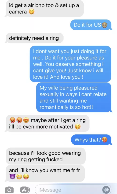 Been trynna convince my gf of 3yrs to take bbc🥵🙊🤷🏼‍♂️ by LuckyCuckk