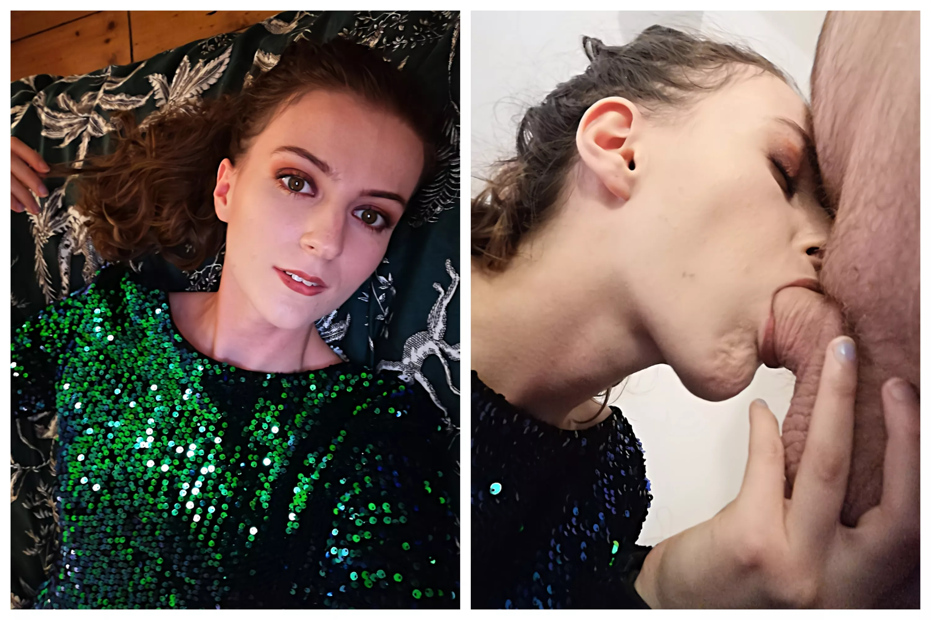 Before a night out vs. after a night out posted by sexy_elena_18
