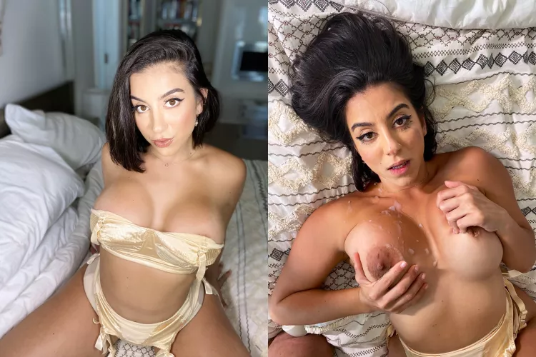 before & after 😝 by lenatheplug