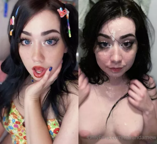 Before and after by Purrywink