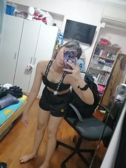 before heading to the gym! ⚔️💪🏼💪🏼 by DriveZannie