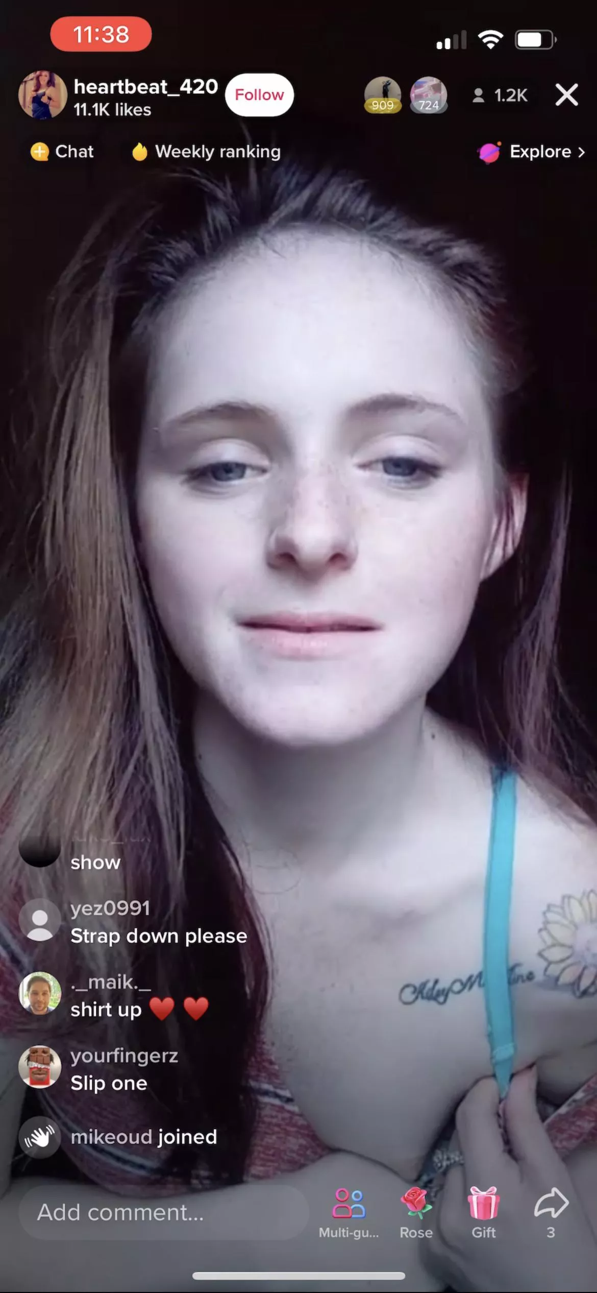 Before she got kicked off. posted by Over_Brief853