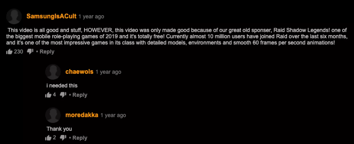 Before we continue with this porn, let me thank our sponsor, Raid Shadow Legends by x_thundernuts