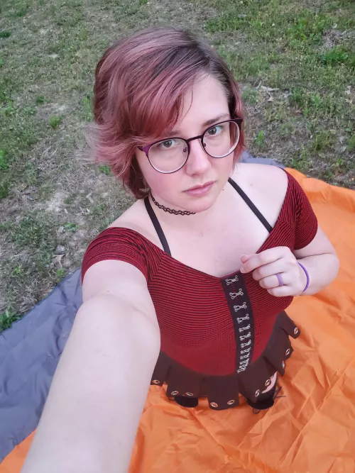 Being out in the open like this makes me excited 🤤 Should I expose myself a little more 😏 by Yukiko_Rae